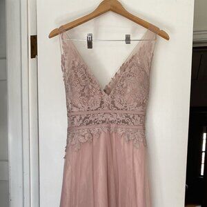 Watters&Watters Formal Gown Bridal Blush Pink Size 4